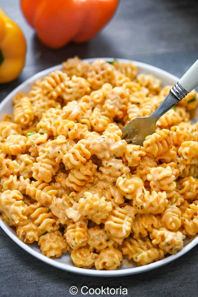 Radiatore Pasta on a plate