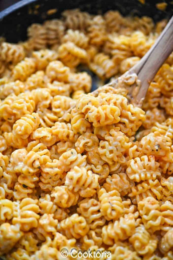 close up shot of Radiatore Pasta